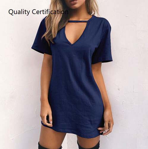 ter Mini Shirt Dress Female Party