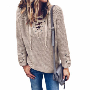 Pullover Loose Casual Long Knitwear Jumper Top Sweter Mujer