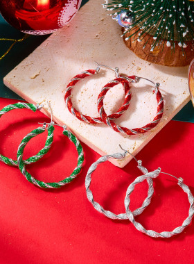 Women's ear rings for Christmas festival parties圣诞节装饰品