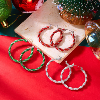 Women's ear rings for Christmas festival parties圣诞节装饰品