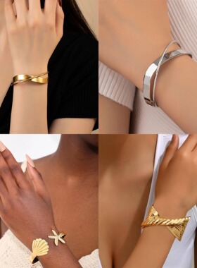 Cross-border fashion bracelets for women as gifts跨境女手镯