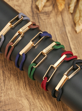 Niche bracelet, trendy and fashionable men's jewelry男生手链