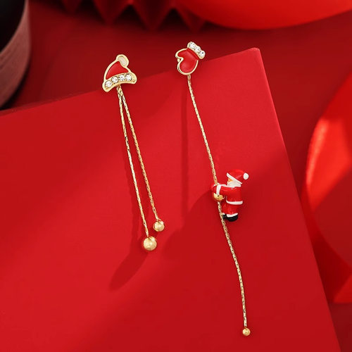 Christmas ear studs for women's party accessories圣诞节耳饰