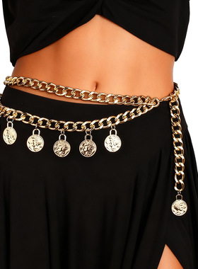 Women's waist chain accessories, body chain belts跨境女腰链