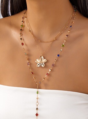 Cross-border necklace fashionable hip-hop jewelry for women