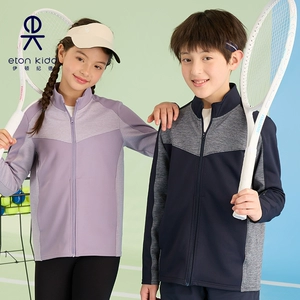Eaton Jide Kids College Pack 2024 Весна и осенняя полиновая линии высокая спортивная куртка мужская спортивная одежда 24r901