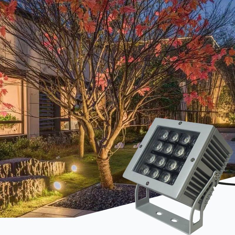 led方形投光灯投射灯楼体亮化户外照明桥梁景观方形别墅灯