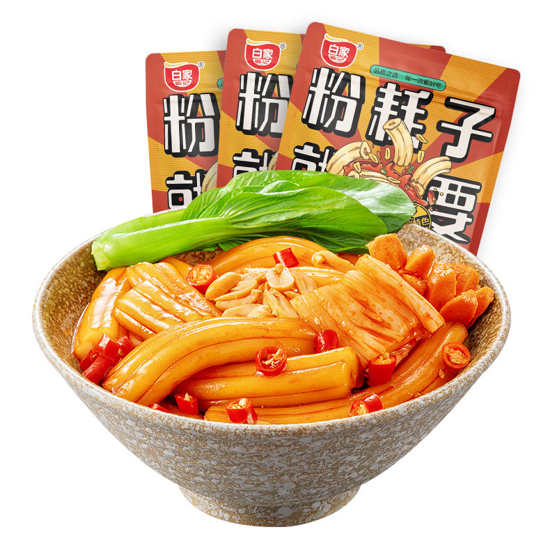 阿宽粉耗子白家2袋土豆粉泡面酸辣粉甜辣味网红方便拌粉速食食品