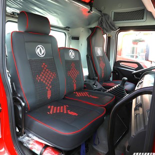 东风畅行D3V货车座套天锦KR拓行专用座椅套皮革冰丝亚麻全包坐套