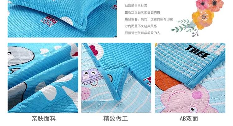 Pha lê nhung một bên chăn bông trải giường đôi chăn đơn chăn đơn giường nệm - Trải giường ga giường cưới