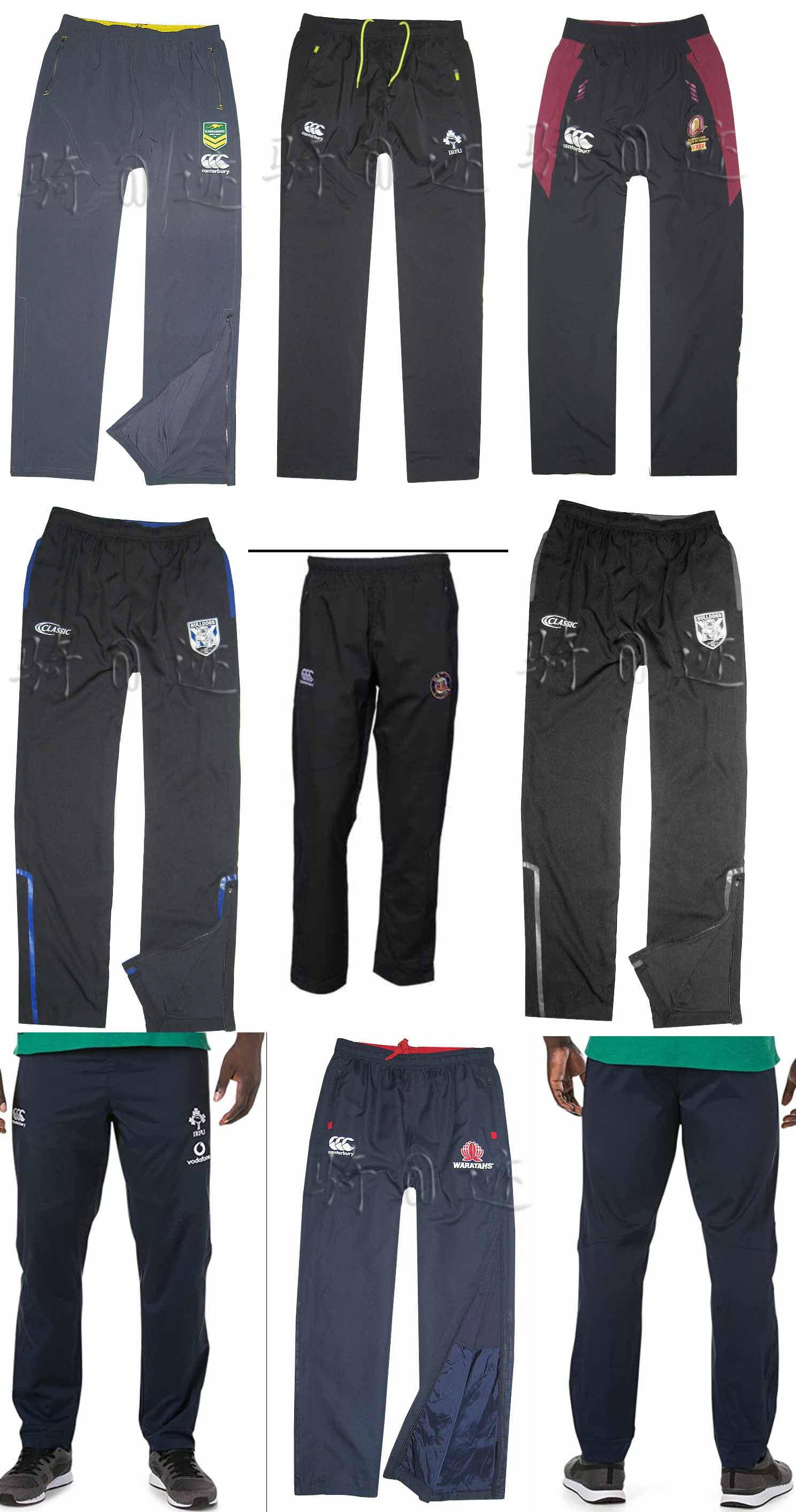 original秋冬新款ccc橄榄球服梭织运动裤rugby口袋jersey透气速干