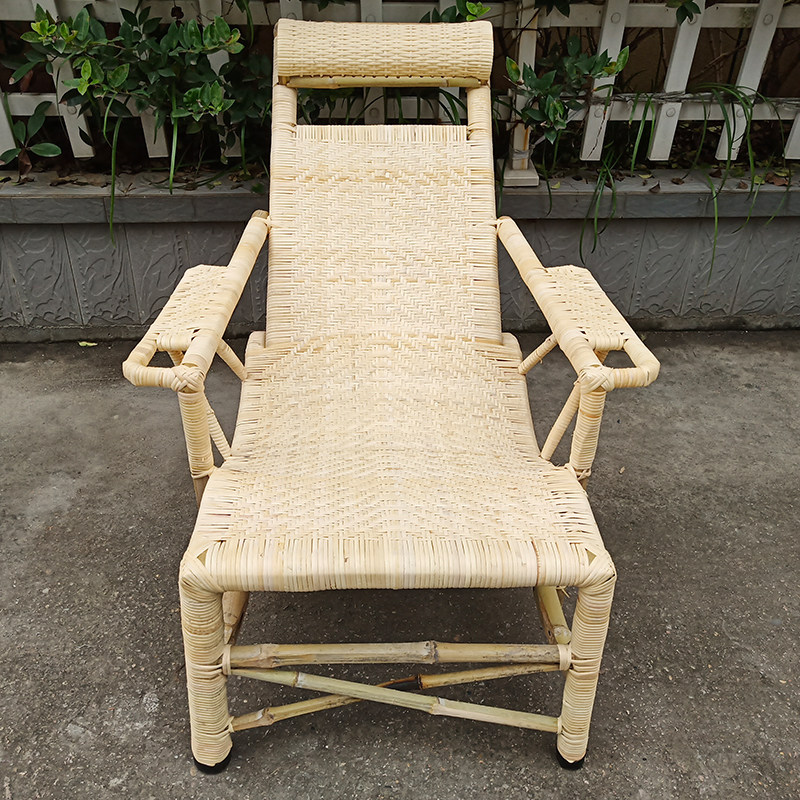 夏天躺椅懒人沙发椅老式藤编竹椅子休闲午睡逍遥椅老人单人纳凉椅,住宅家具,折叠椅/躺椅,淘宝优惠券,粉丝福利购,淘宝优惠卷