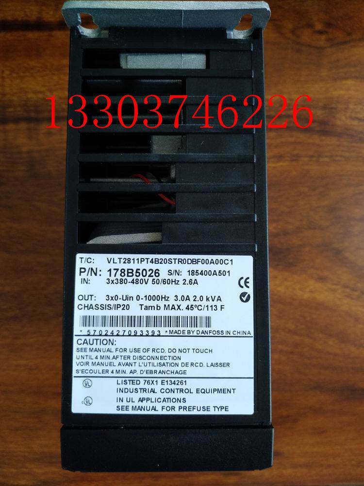 丹佛斯变频器vlt2800-1.1kw vlt2811pt4b20str0dbf00a00c1 2.0kva