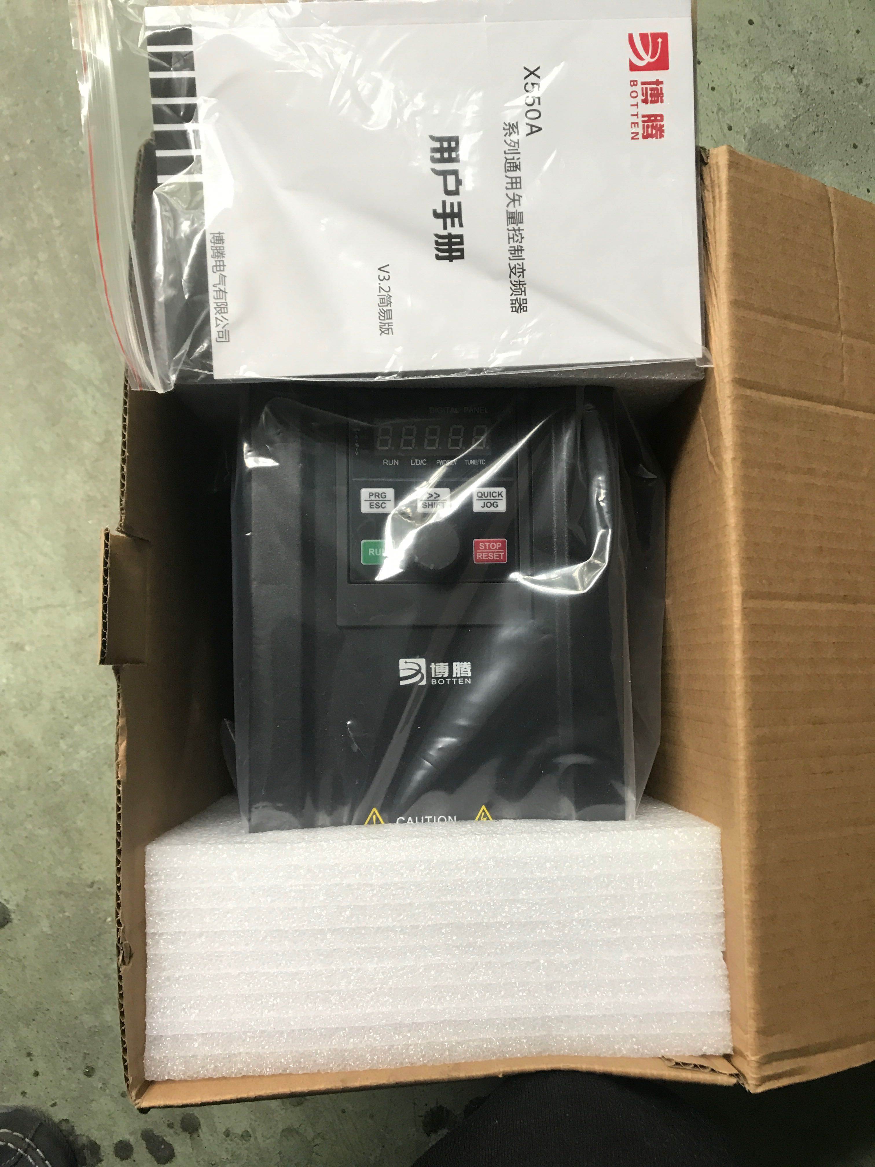 全新原装博腾变频器X550A/BT500系列通用型4KW/5.5P