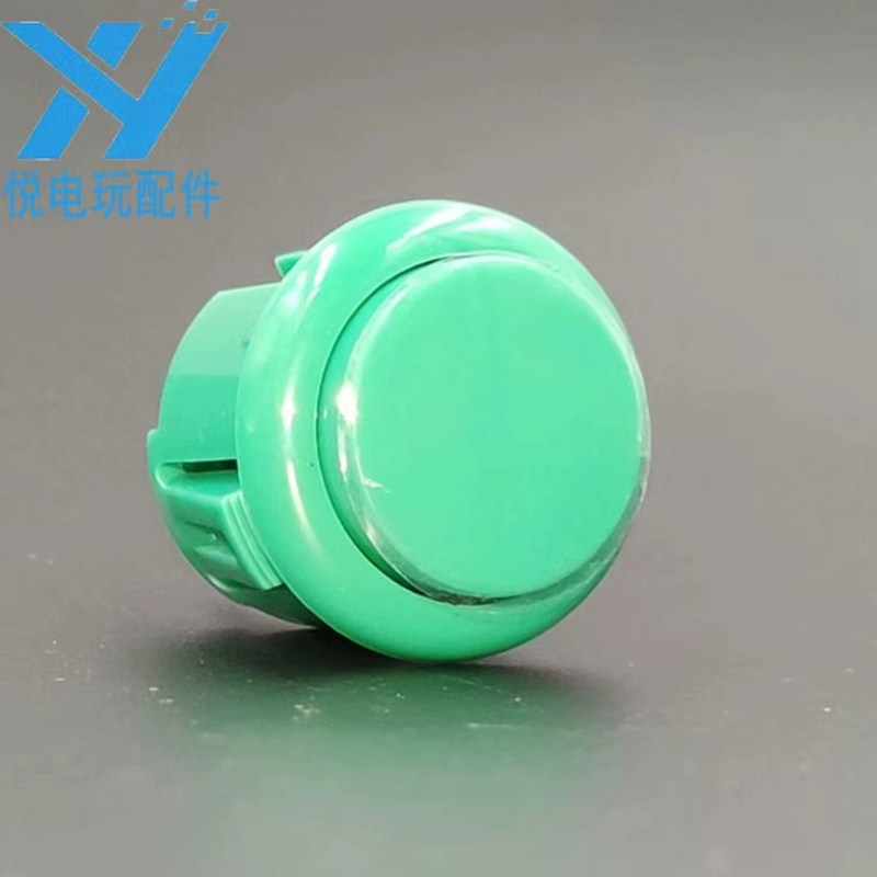 新款上市24mm30mm原装三禾游戏机按钮三禾卡式格斗对打开关sanwa