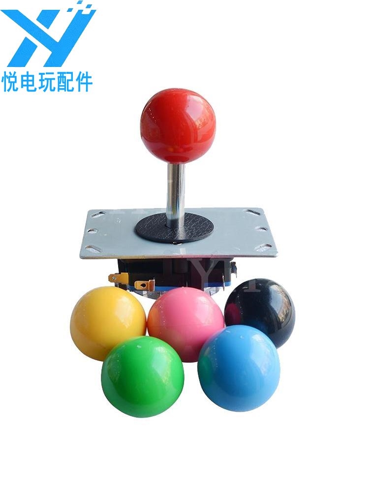 新品仿三禾摇杆带微动飞机耳式摇杆三禾摇杆街机摇杆游戏机配件_虎窝淘