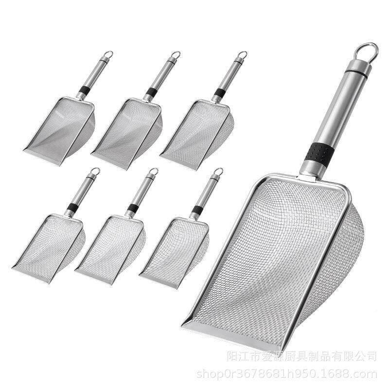 不锈钢网网铲炸炉油渣e466385铲捞渣网捞渣勺勺滤油漏排炸鸡鸡店