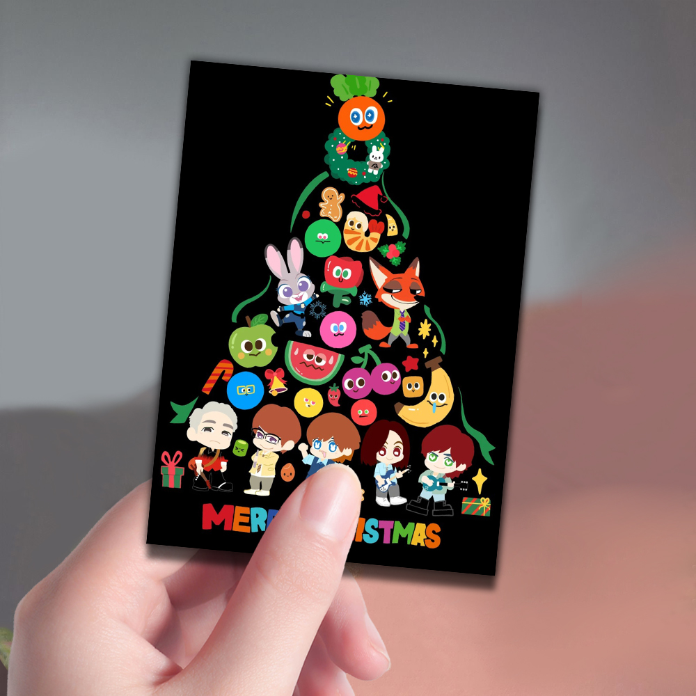 100张五月天圣诞树小卡MayDay5525回到那一天五迷专属创意同人卡