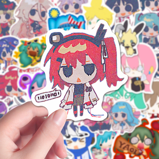 96张可爱涂鸦VOCALOID贴纸初音未来重音teto创意周边DIY装饰手机