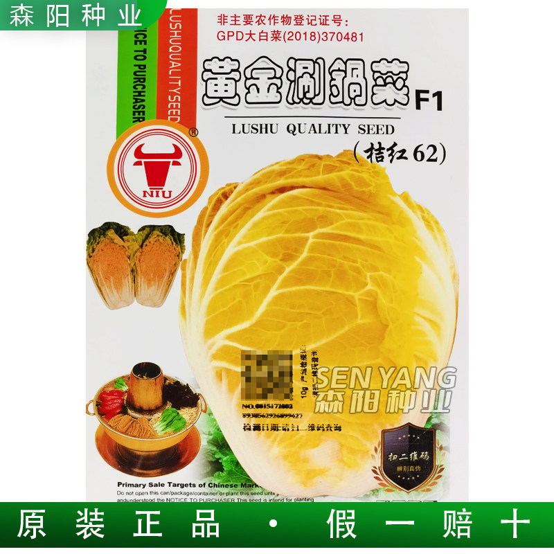 牛牌黄金涮锅菜桔红62红心大白菜