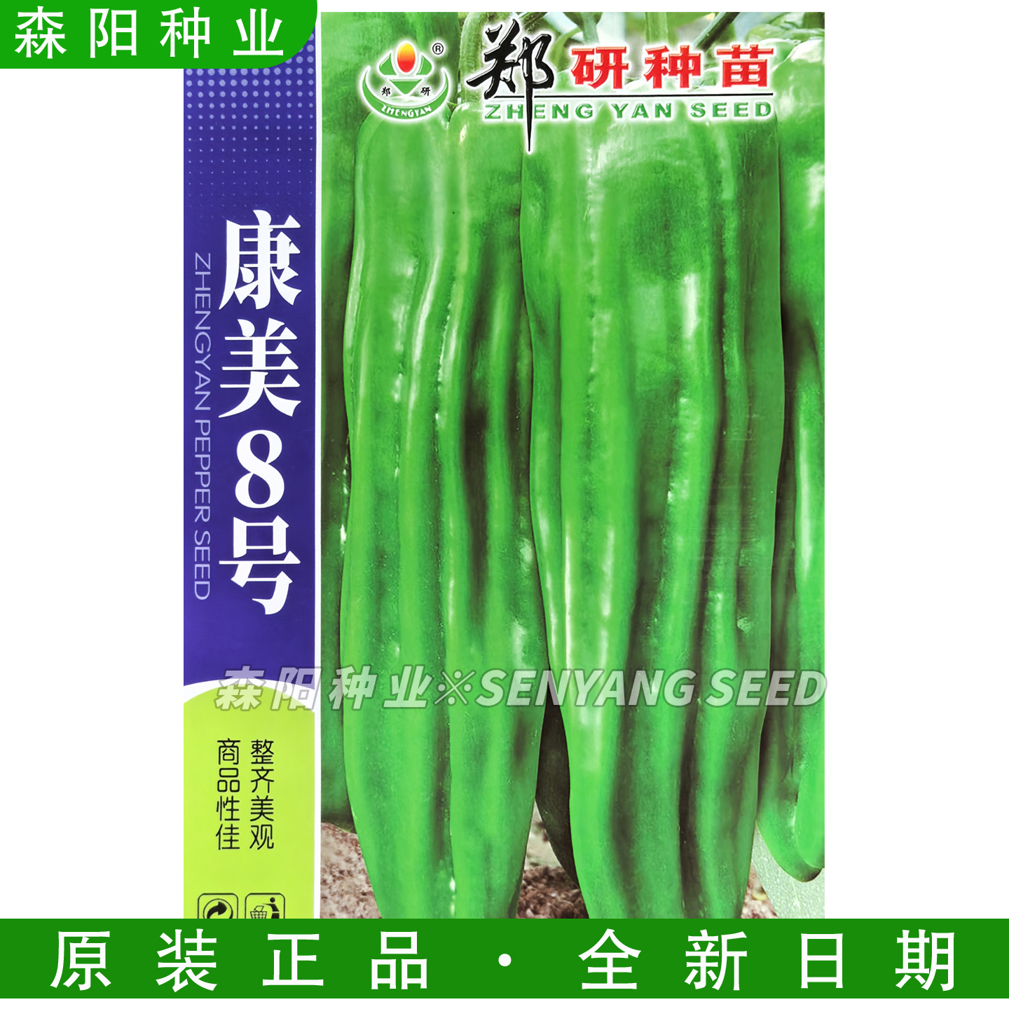 郑研康美8号大果薄皮辣椒种子