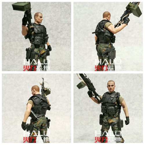 蚂蚁战术背心可动玩具模型兵人
