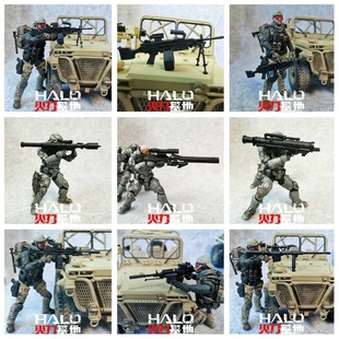 适配1:18暗源/GIJOE特种/酸雨战争 3.75寸兵人机枪狙击枪武器配件