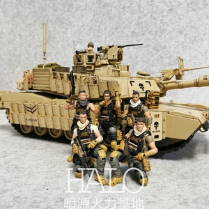 JOYTOY暗源 3.75寸PLA对外野战小队1:18可动军事兵人玩具模型手办