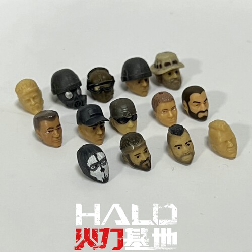 megabloks使命召唤头雕