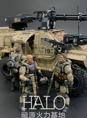特种部队GIJOE 1:18军事VAMP沙漠装甲车 3.75寸可动兵人载具模型