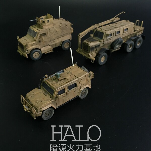 特种部队1/72成品军事悍马模型