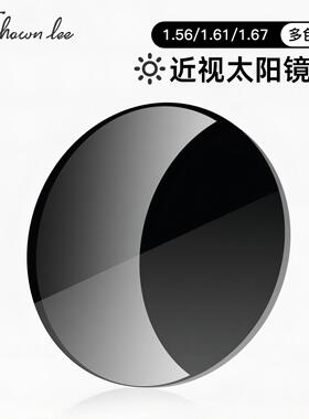 Shawnlee近视配度数高清尼龙墨镜镜片染色定制颜色1.56 1.61 1.67