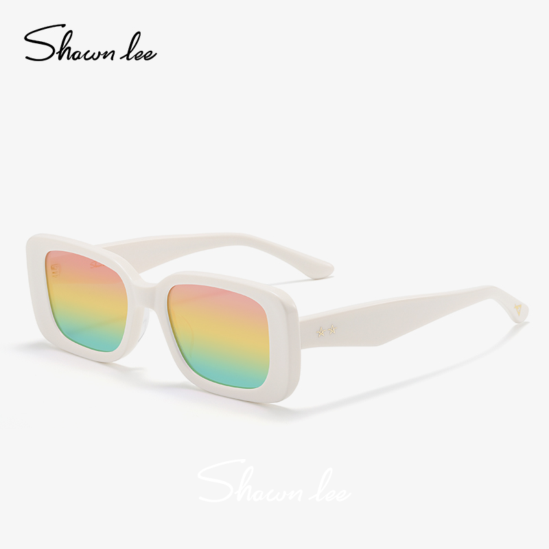 Shawnlee炫彩方框墨镜