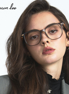 Shawnlee文艺方框木纹眼镜架超轻眼镜框防蓝光丹阳眼镜配度数近视