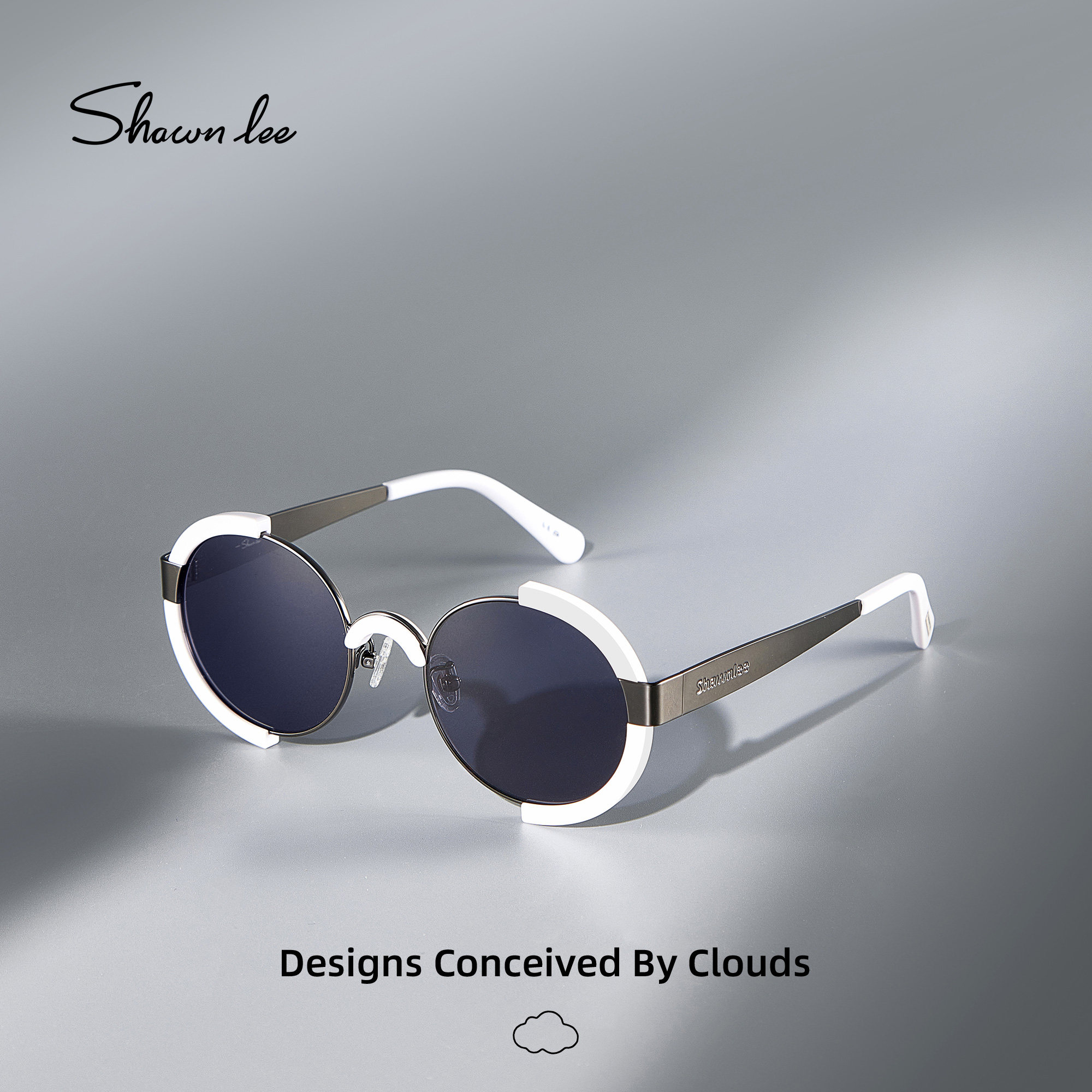 【CC镜】Shawnlee2026新款金属圆框潮流太阳眼镜男百搭俏皮墨镜女