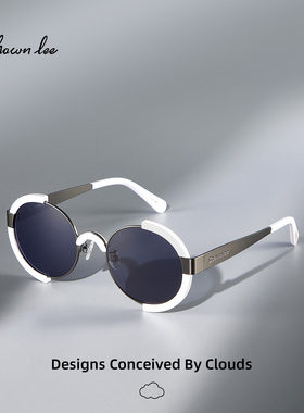 【CC镜】Shawnlee2026年新款金属圆框潮流太阳眼镜百搭俏皮墨镜女