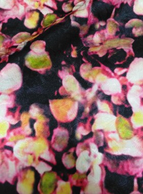 真丝弹力缎面料暗提花不透数码印花布料19姆 stretch silk satin