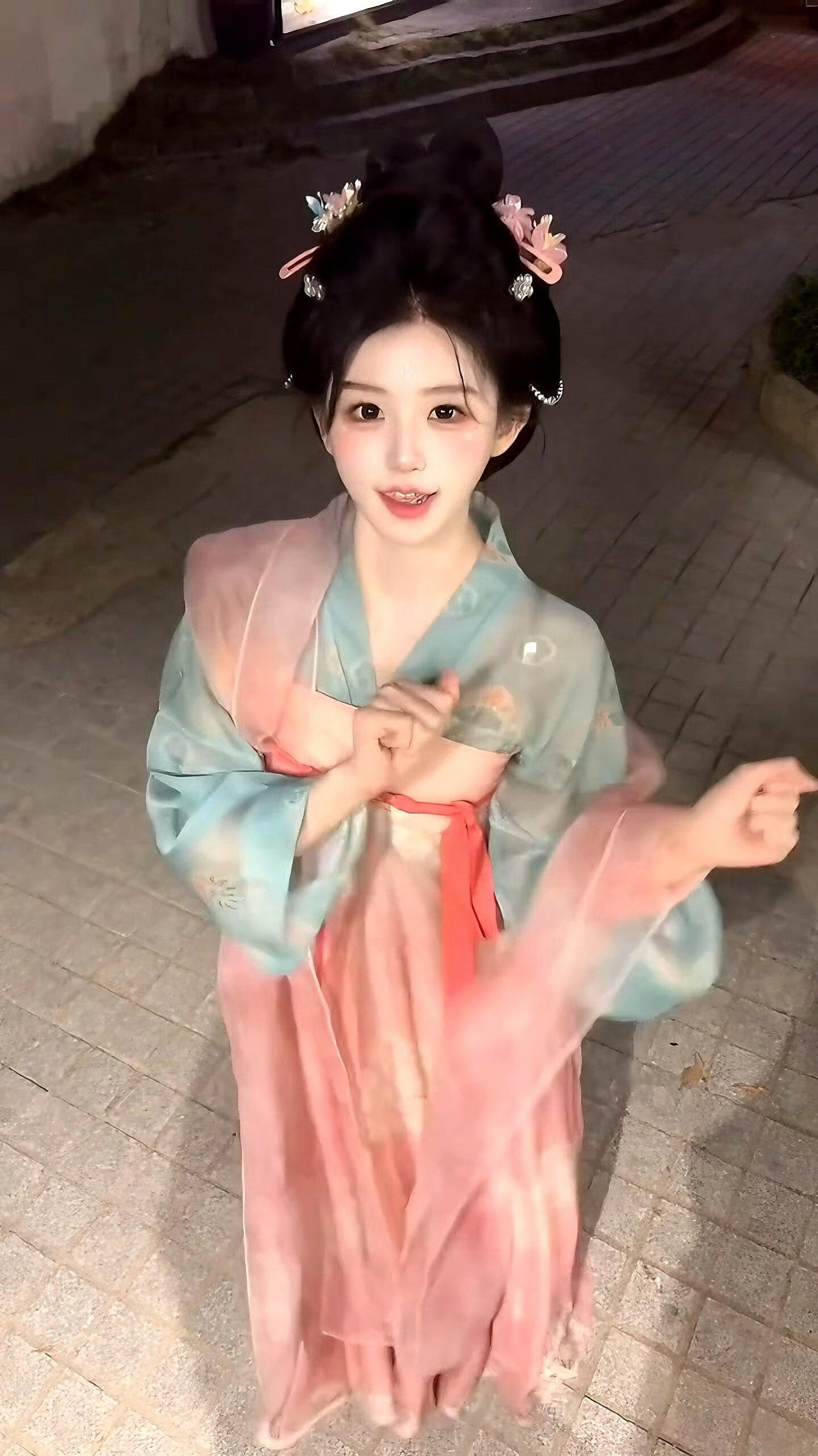 【春朝】新品唐制南北朝春夏全套汉服一片式破裙飘逸国风