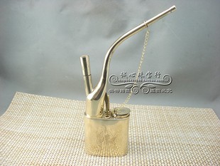 纯铜加厚水烟斗 丝烟斗两用水烟壶筒老式水过滤烟斗旱烟把玩收藏