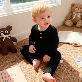 宝宝长袖包屁衣男女宝连体衣新生儿周岁满月红色婴儿哈衣纯棉秋衣