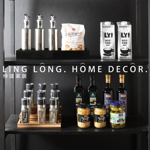 调料瓶油瓶储物罐食品调料橄榄油摆件样板间展厅厨房餐边柜装 饰品