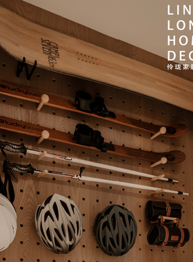样板间展厅滑雪骑行摄影主题饰品