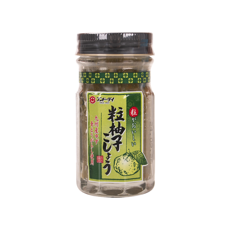 日本进口大字柚子辣椒酱60g青辣椒柚子胡椒烧烤寿司寿喜火锅调料