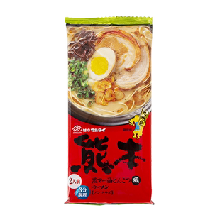 日本拉面玛尔泰九州熊本鹿儿岛博多豚骨汤风味日式方便面进口速食