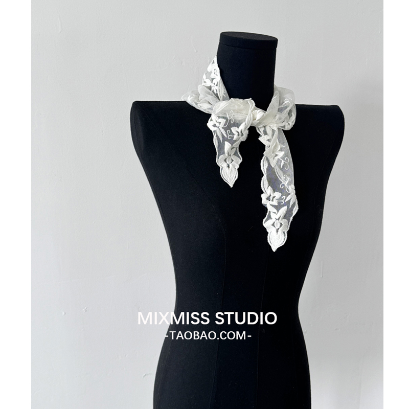 ins风三角领巾颈巾超仙百搭头巾