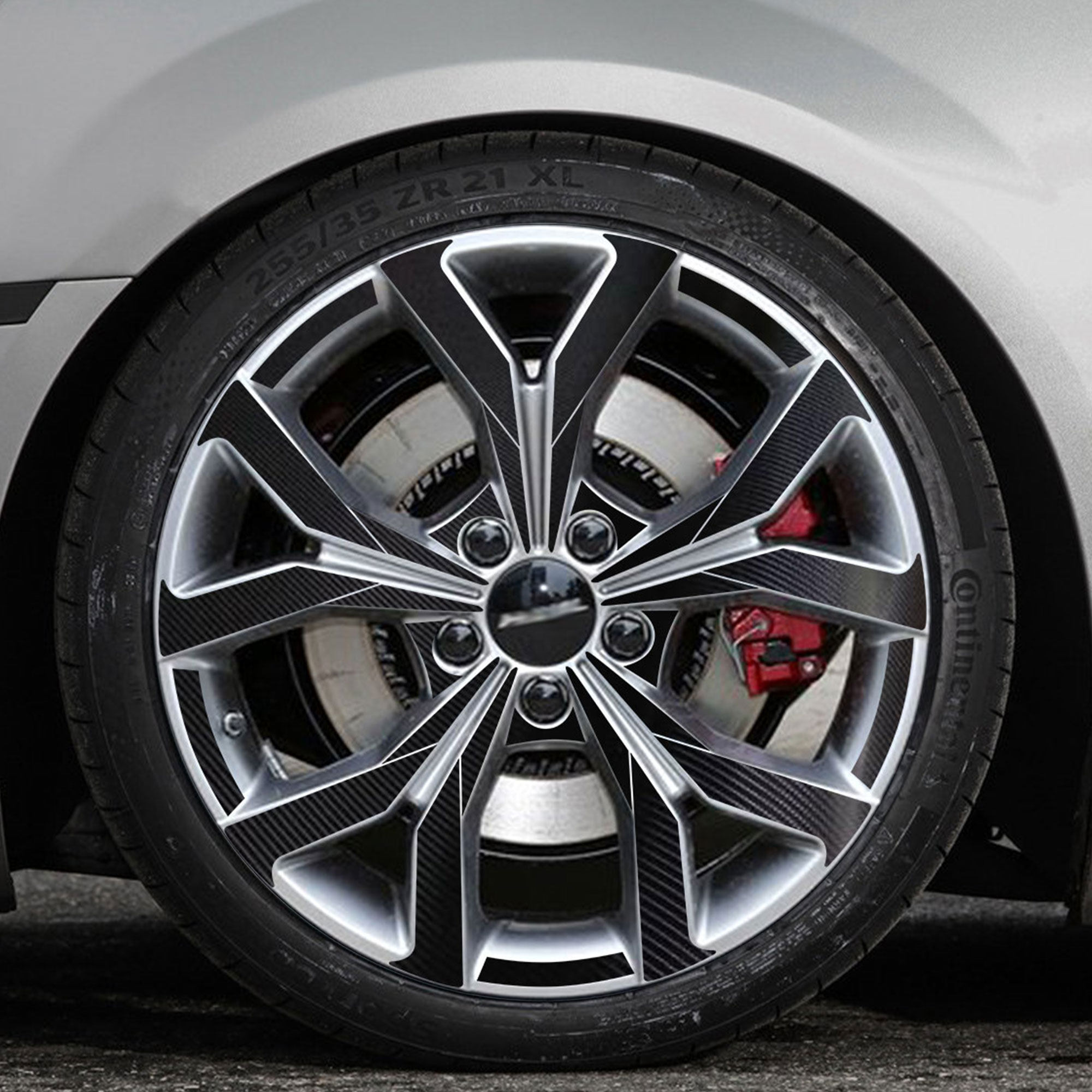 适用于哈弗M6/H6轮毂贴纸改装配件黑武士装饰贴膜汽车用品车身贴