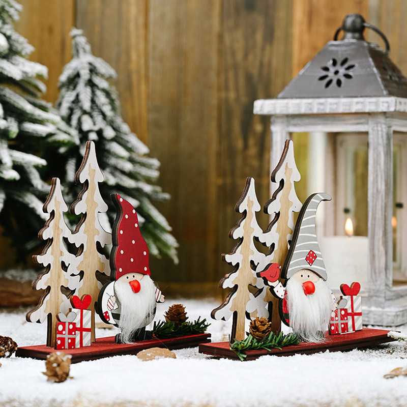 xmas wooden ornament merry christmas decoration for home cri