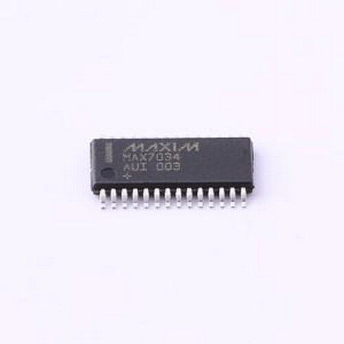 MAX7034AUI+T 无线收发芯片 315MHz/434MHz ASK超外差接收器 TSSO