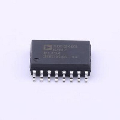 ADM2483BRWZ 隔离式RS485/422收发器 半双工、iCoupler隔离式RS-4