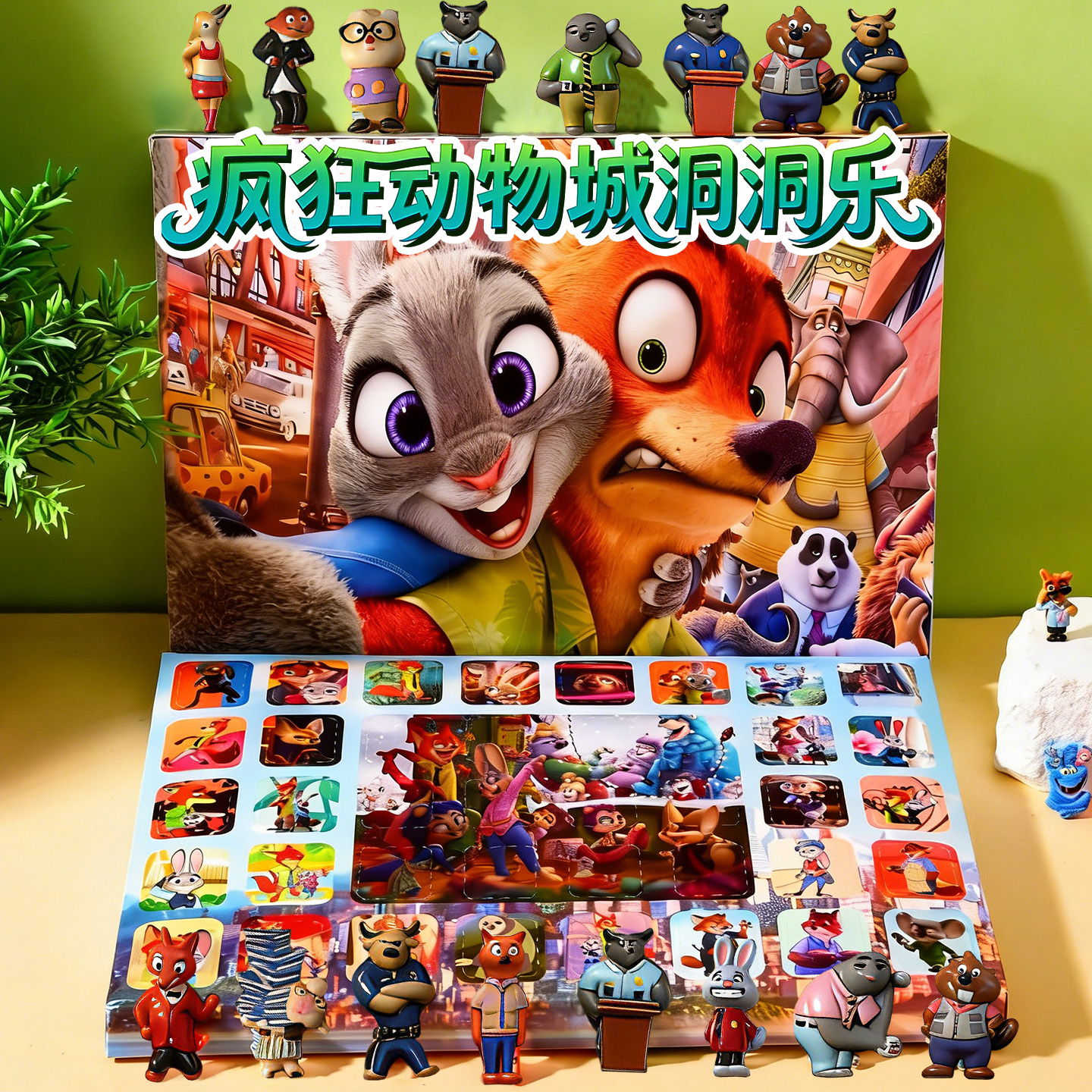 2025新款疯狂动物城2洞洞乐盲盒